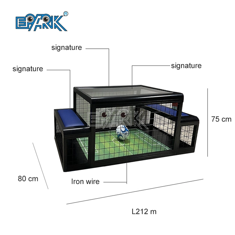 Shopping Mall Kids Entertainment Table Football Innovative Sport Indoor Wooden Sport Game