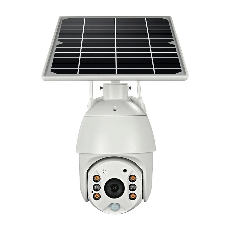 360 Grad Video IP Digital Wireless Ai IP-Sicherheit für den Außenbereich Überwachung Garten Farm WiFi PTZ Dome Solarpanel Kamera