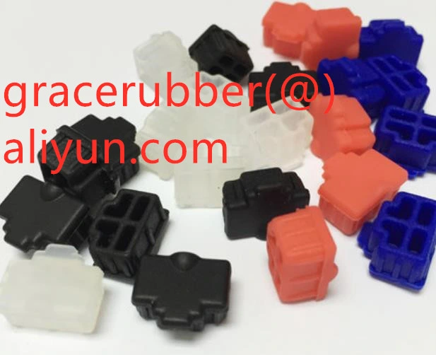 Custom Rubber Product Laptop Computer Accessories Protective Silicone Rubber Rj11 RJ45 Anti Dust Plug Cover Stopper