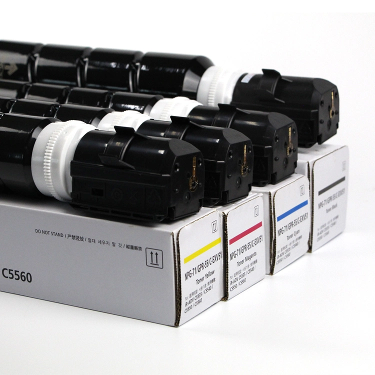 Recharge toner copieur NPG-71 Npg71 cartouche toner pour Canon IR-Adv C5535 5540 5550 5560 Prix d'usine toner haute qualité original Cartouche