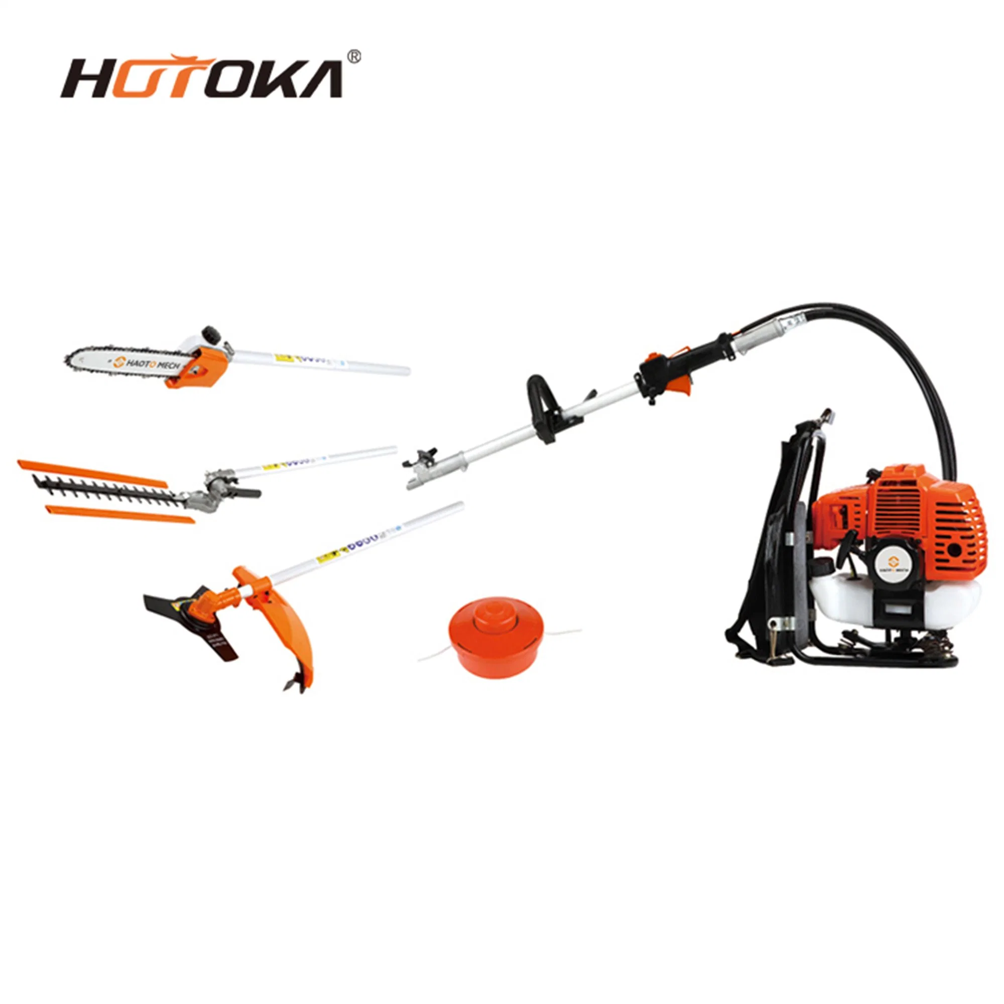 4 Cortador de hierba 1 en 52cc Cortador de cepillo multifunción Herramientas Grass Trimmer