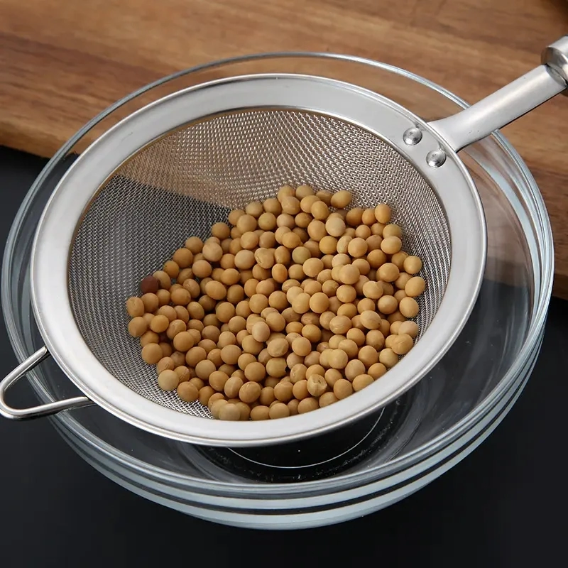 Amazon Price Mesh Sieve Kitchen Accessories Stainless Steel Gadgets Food Colander