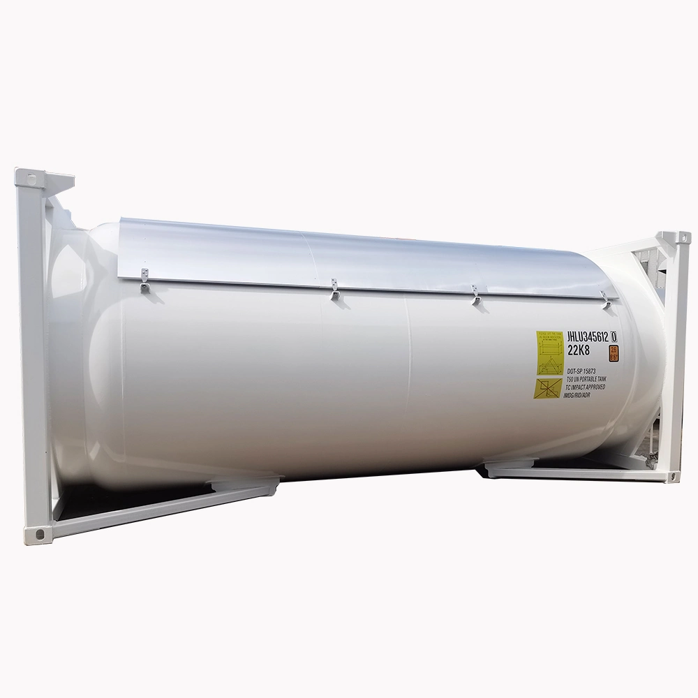 Hochwertiger T50 Ammonia Vorratsbehälter ISO-zertifizierter Tankcontainer Transportbehälter