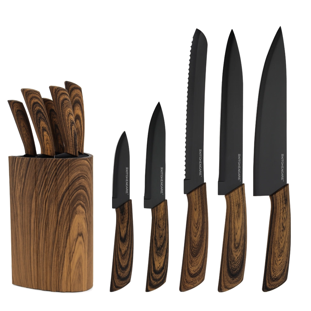 Kitchencare Stainless Steel Kitchen Knife Block Set Kitchen Knife