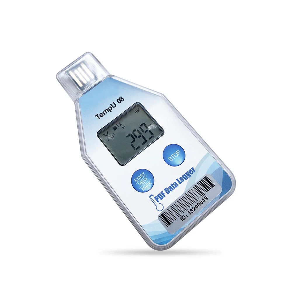 Single-Use temperatura USB Data Logger Registrador de temperatura para el envío