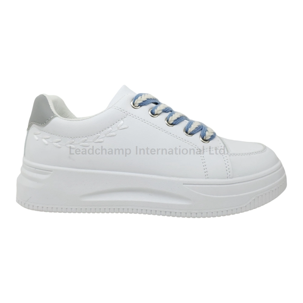 Réplicas de estilo básico Zapato de Fuerza Aérea' Blanca PU de inyección Lady Zapatillas Casual