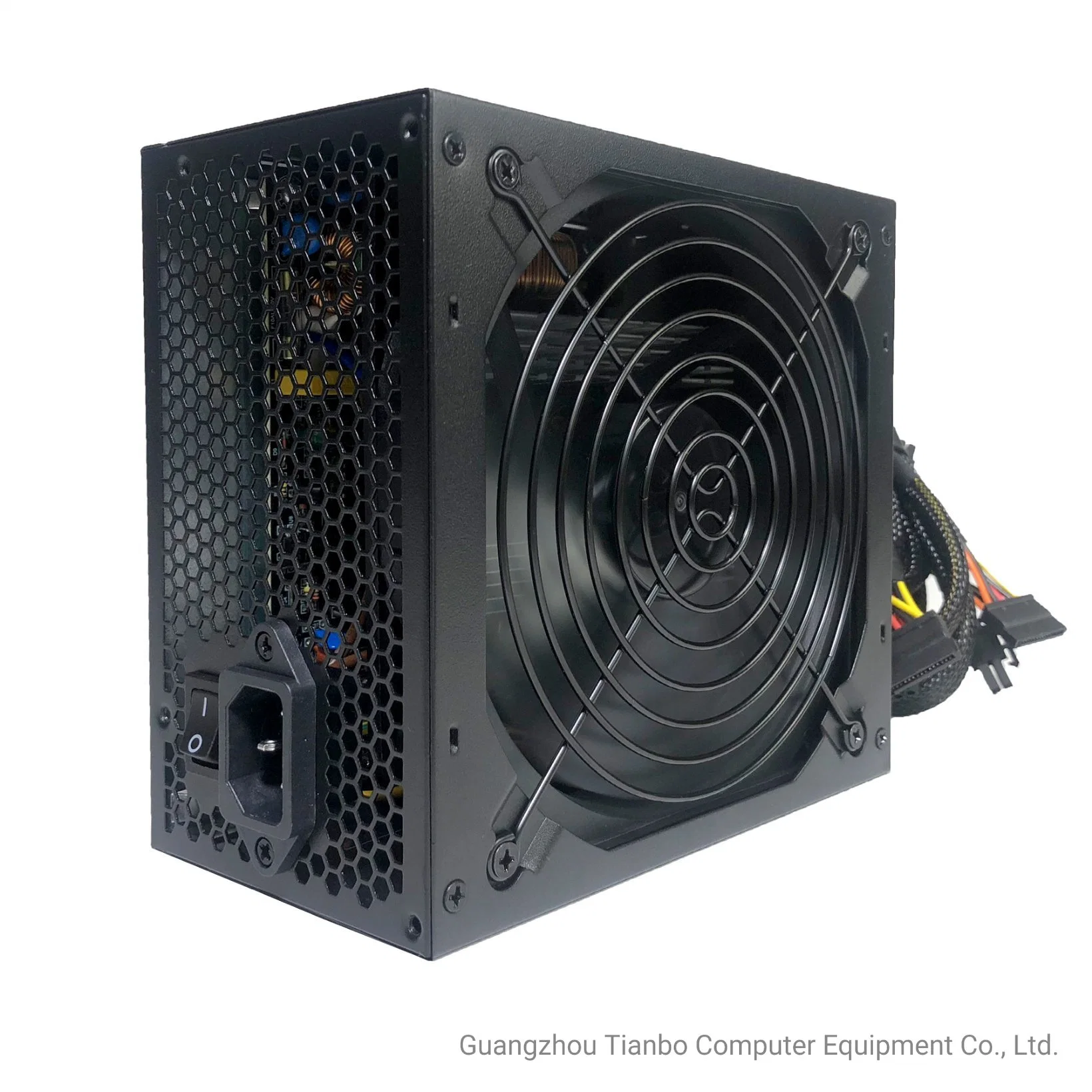 14cm Black Fan Apfc 450W 80 Plus 2.31 Wide PC Power Supply with CE RoHS Certificate 80 Plus Bronze