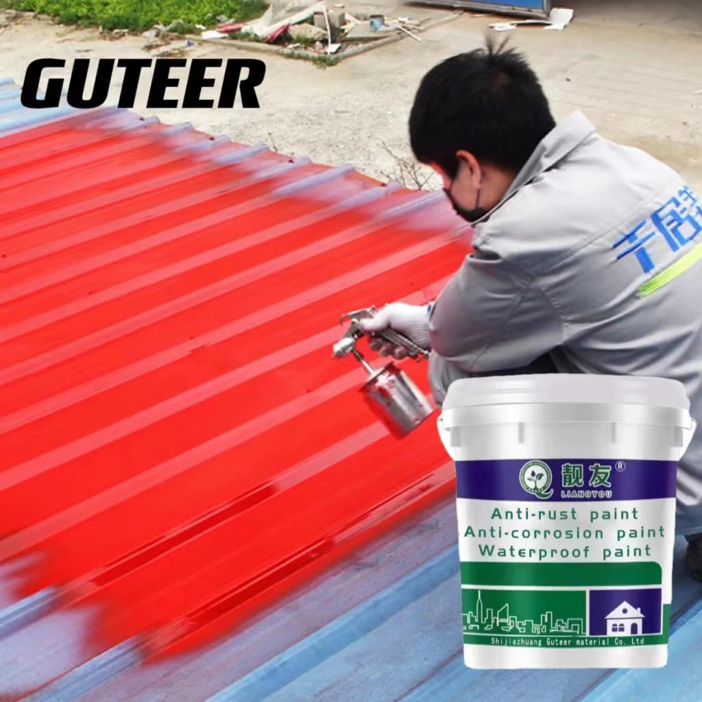 Pintura acrílica de base hídrica multiusos para pintura preventiva contra óxido de techo metálico