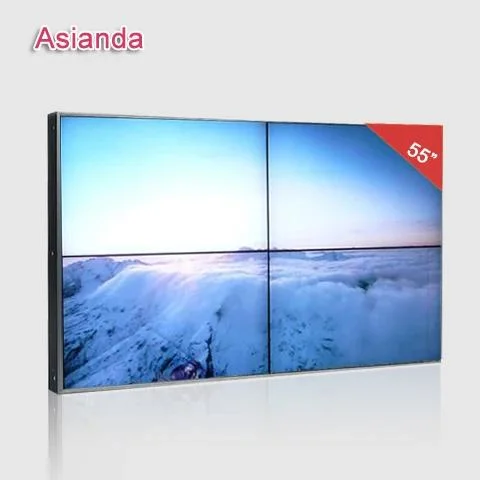 Vídeo de alta luminosidade 4K Videowall Equipamento de publicidade moldura ultra estreita Ecrã de parede