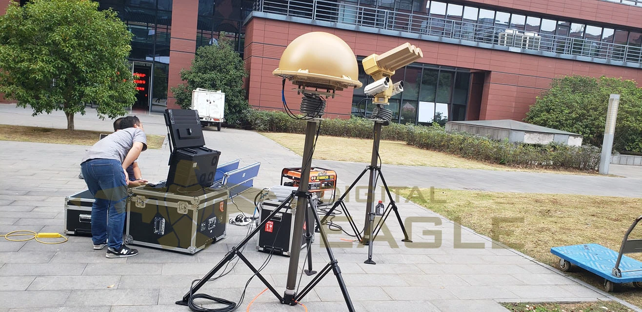 Система Digital Eagle QR-12 UAV с длинным управлением для декоекции и блокировки Расстояние 8 км