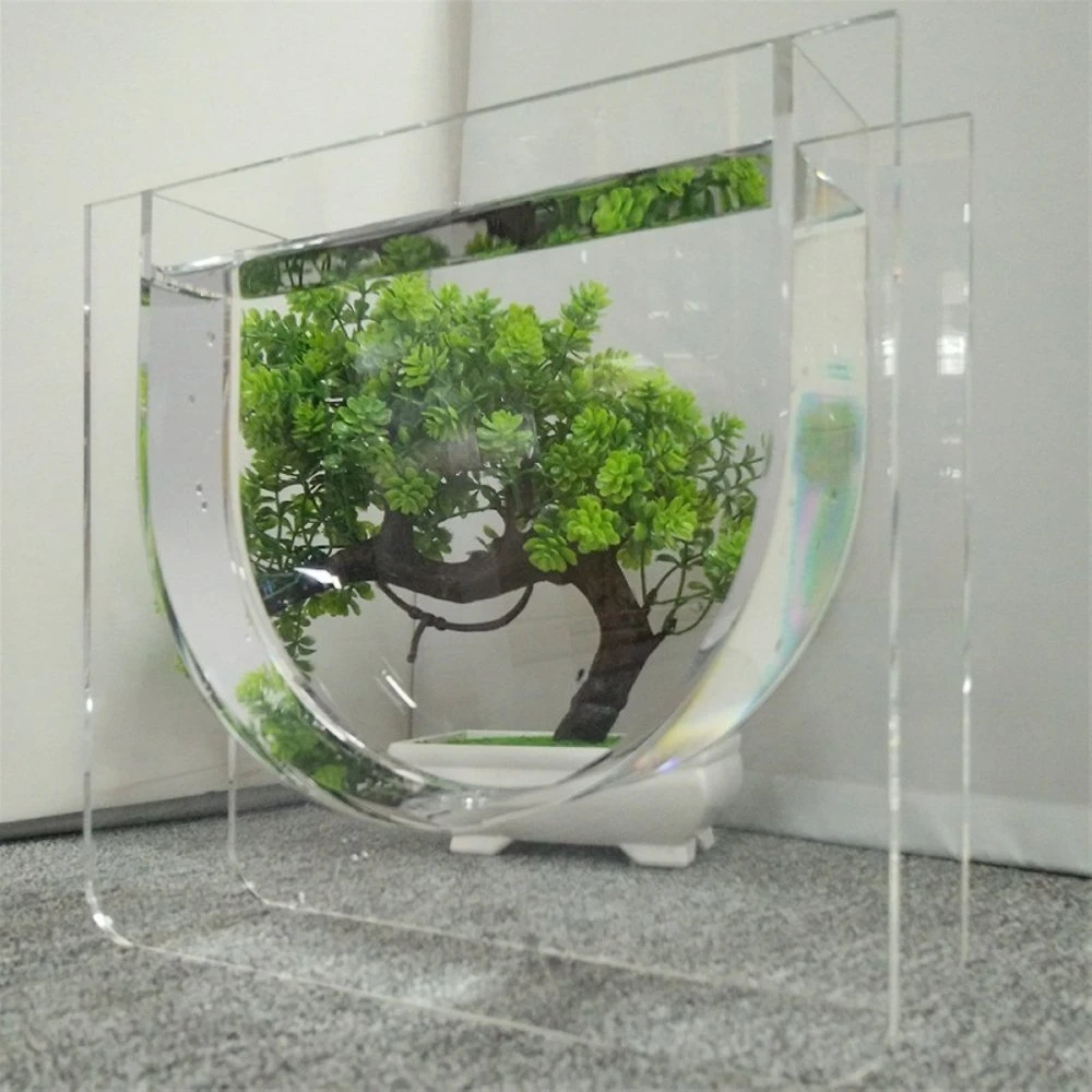 Home Decoration Tabletop Clear Acrylic Plexiglass Fish Tank