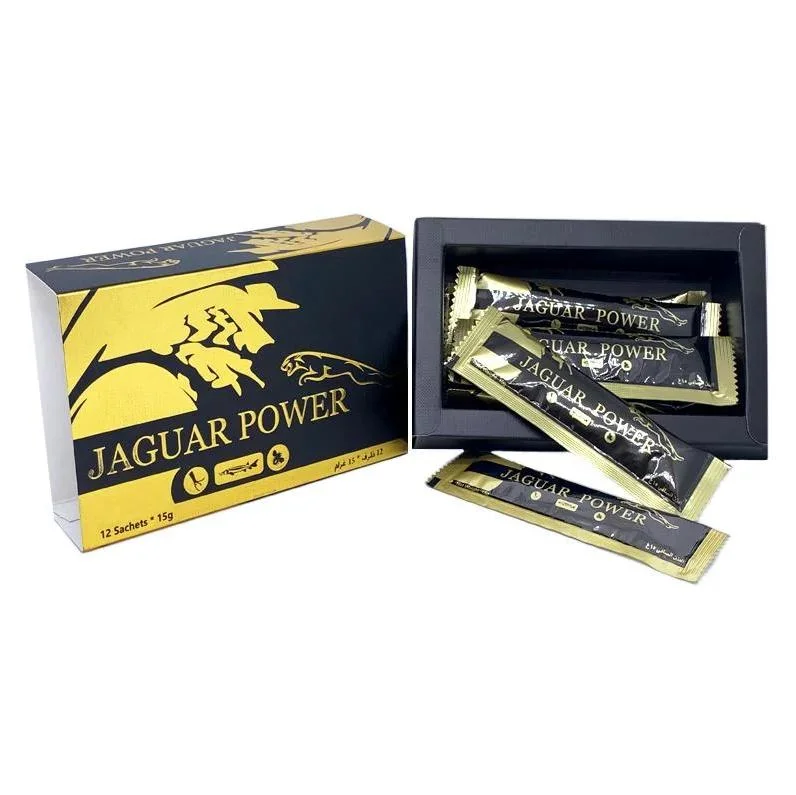 Organic Liquid Sweet Jaguar Power Honey Customized Sachets Enhances Male Vitality Natural Honey