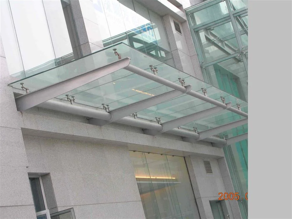 Glue-Coated Glass for Lighting Roof, Glass Trestle