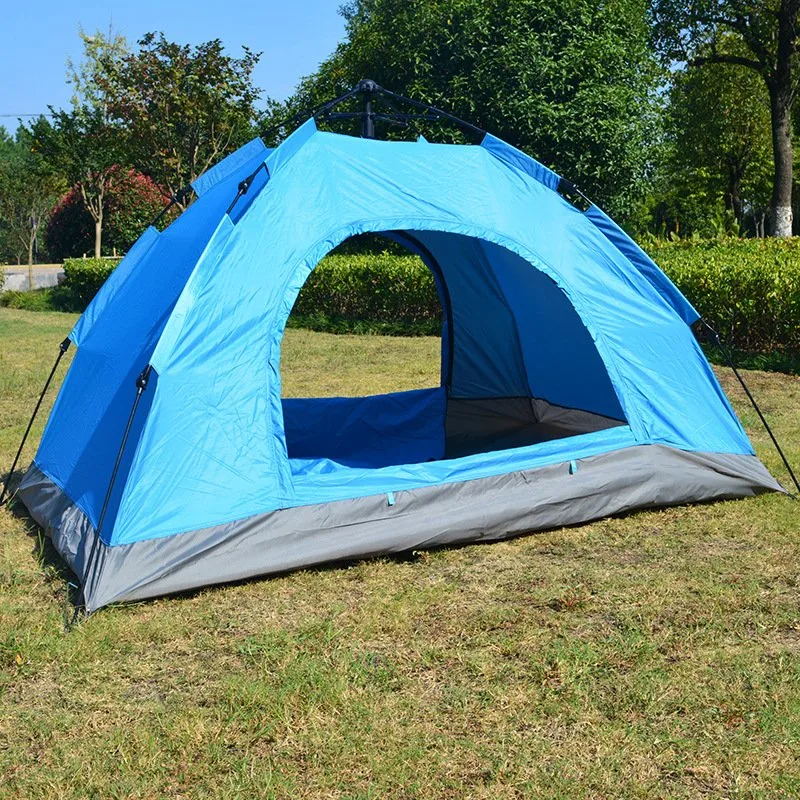 Double Camping Tent Travel Portable Without Setting up The Automatic Tent