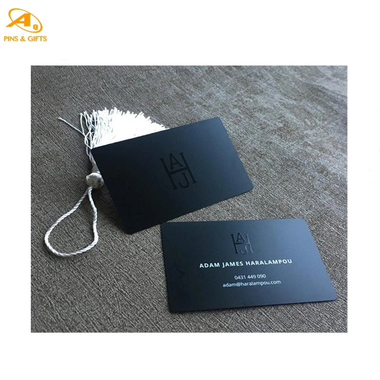 Meilleure vente de cartes à jouer en plastique transparent en PVC 5K ID RFID NFC Insignes NFC Nom de métal blanc Business Card