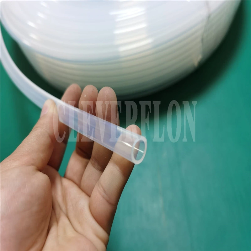 أنبوب FEP F46 PTFE عالي الشفافية ومقاوم للمواد الكيميائية