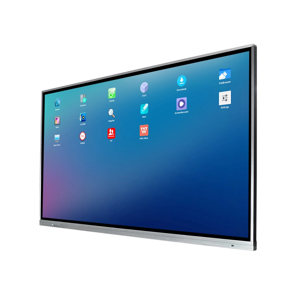 75 Inch Indoor Conference Dual OS Android&Window LCD Capacitive Touch Screen Wall Mounted Advertising Display