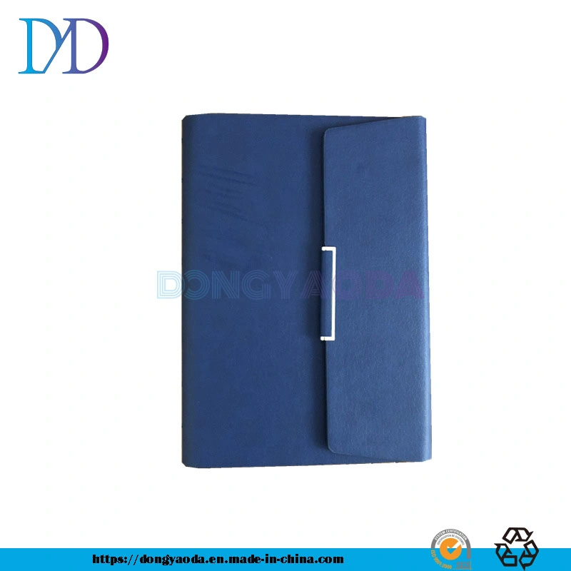 Loose-Leaf Notebook PU Imitation Leather Office Notebook Tri-Fold Stationery Diary Custom Logo