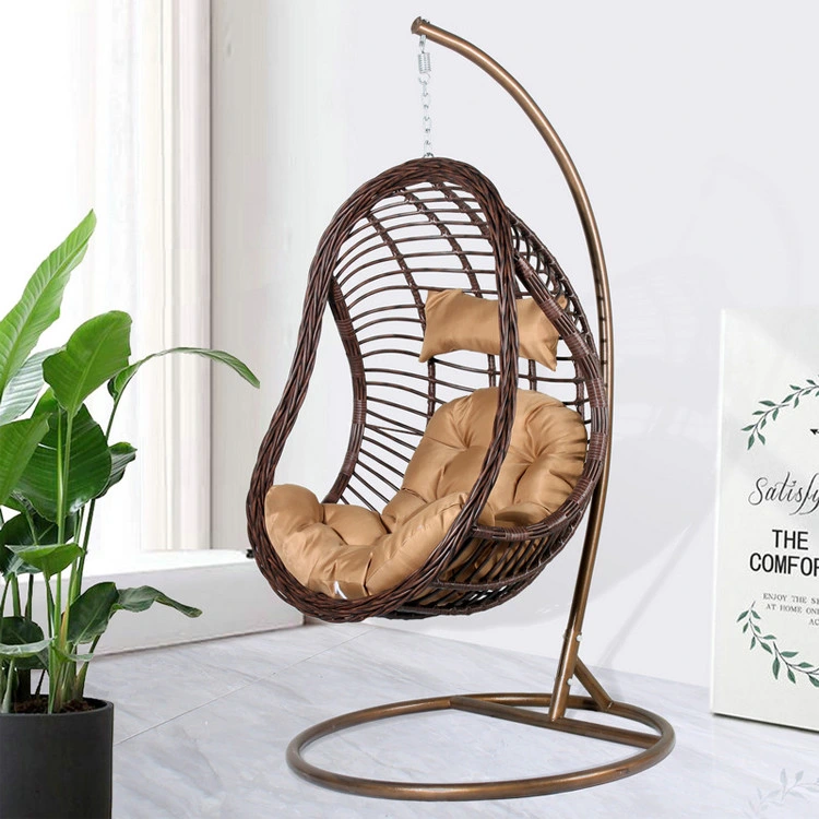 New Design Popular Outdoor Garden Patio Backyard Rattan Hanging Swing Chair