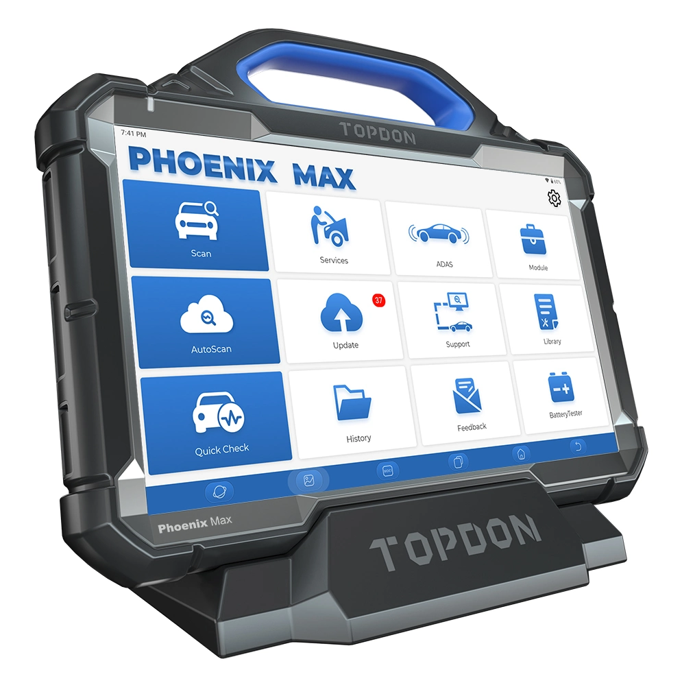 2023 Topdon fábrica Fabricante Phoenix Max 2 año de actualización gratuita Smart Professional OBD2 Scanner Full System Diagnosis Auto ECU Truck Máquina de herramienta de diagnóstico del vehículo