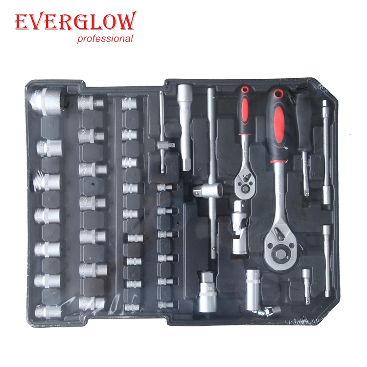 186PCS Professional Aluminium Trolley Case Hand Tool Kits