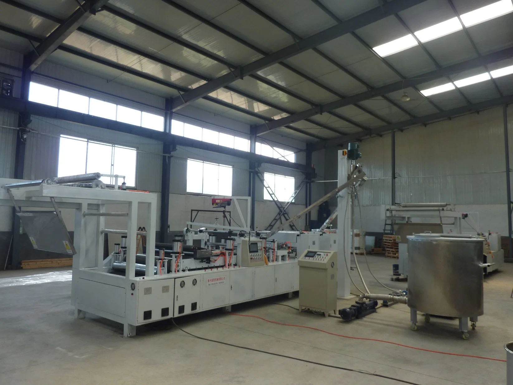 High Speed of Impregnation Automatic FRP Gutter Production Line with Fiber Guiding System