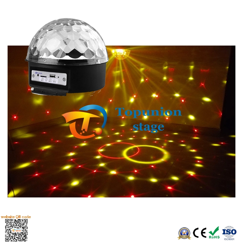 9-Farben Bluetooth-Fernbedienung MP3 Music Crystal Magic Ball Light