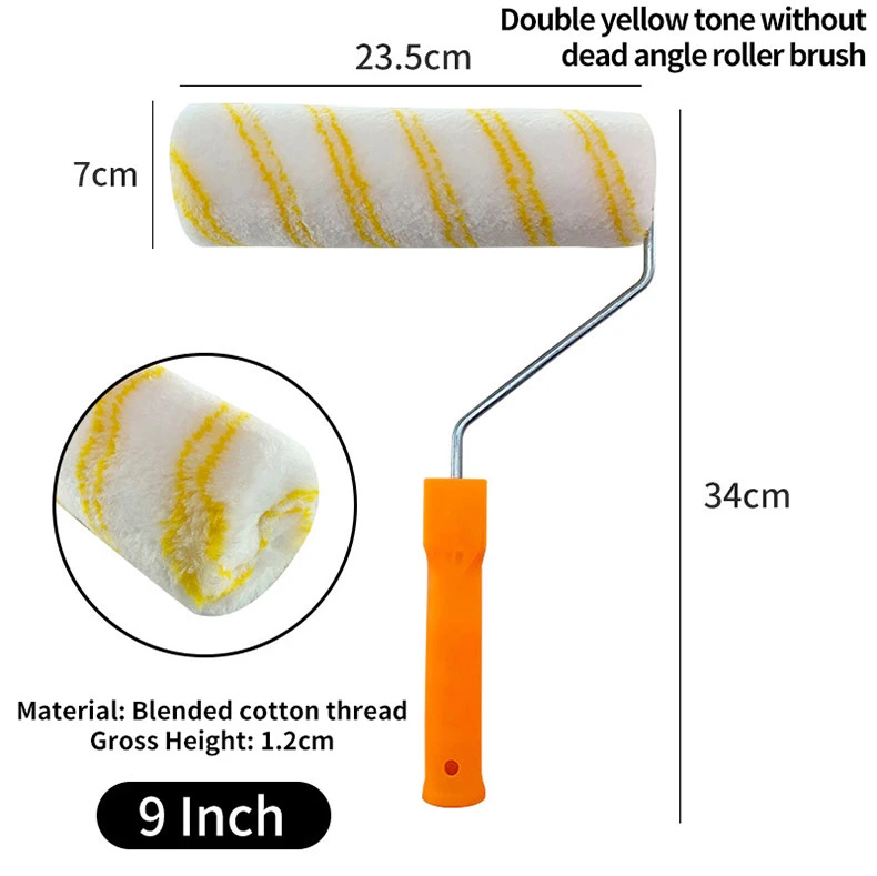 Painting Tool Patterned Paint Roller Brush Superfine Fiber Roller Brush