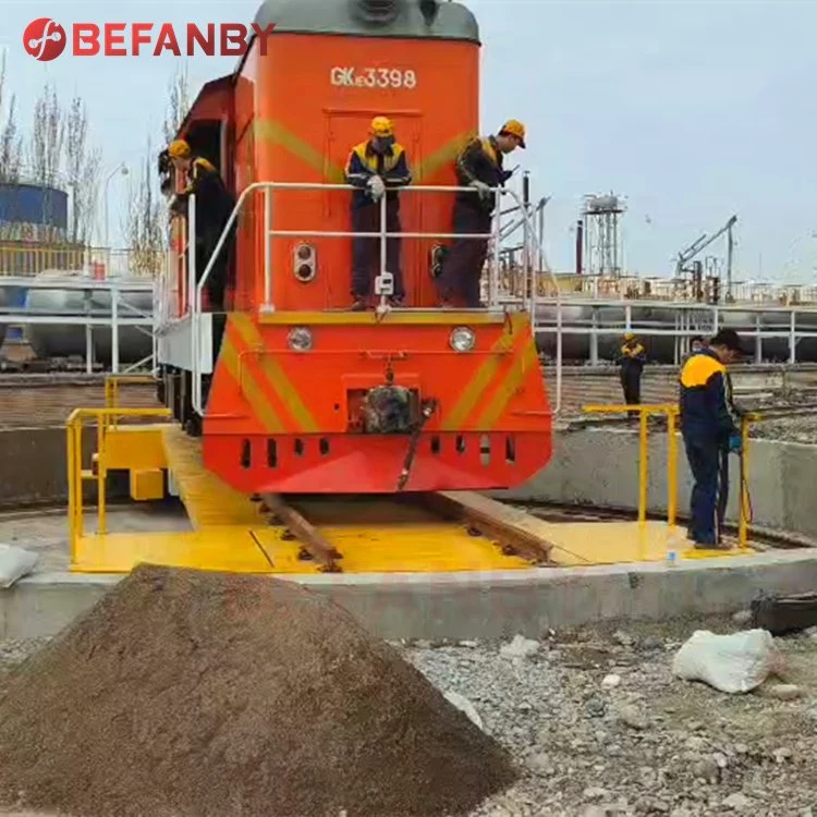 Taller de transferencia de órbita Electricidad eléctrica 90 Ton Locomotive Turntable