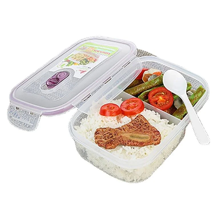 Partition Plastic Food Storage Durable Lunch Box