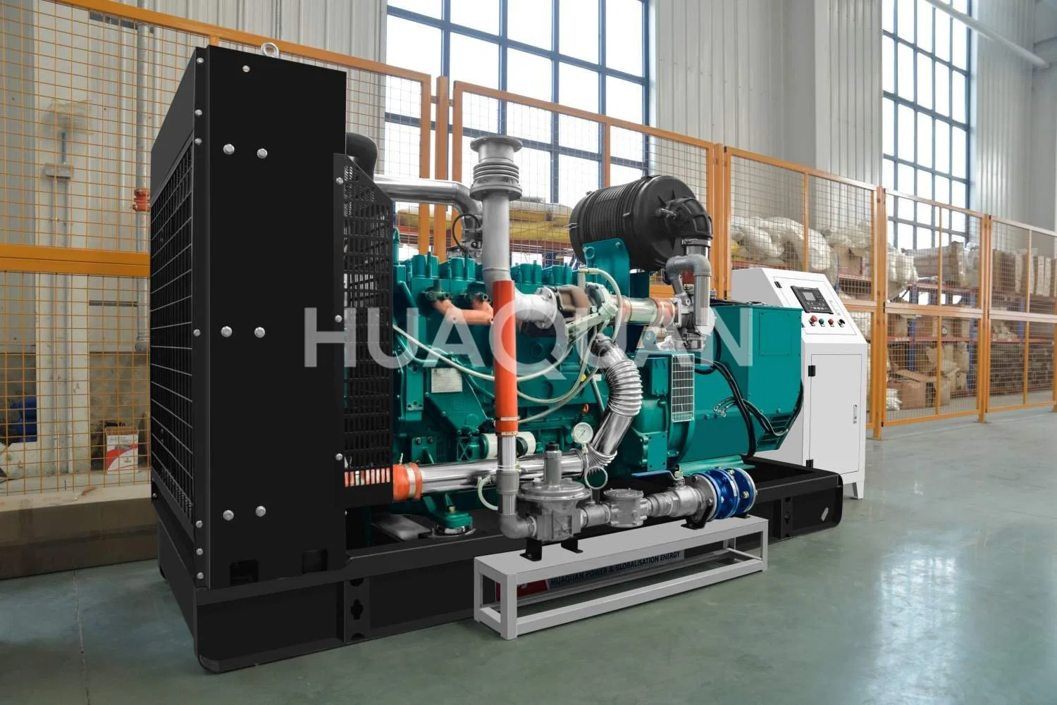 Open Frame Weichai Engine 200kw/250kVA CNG/LNG/Natural Gas Power Generator