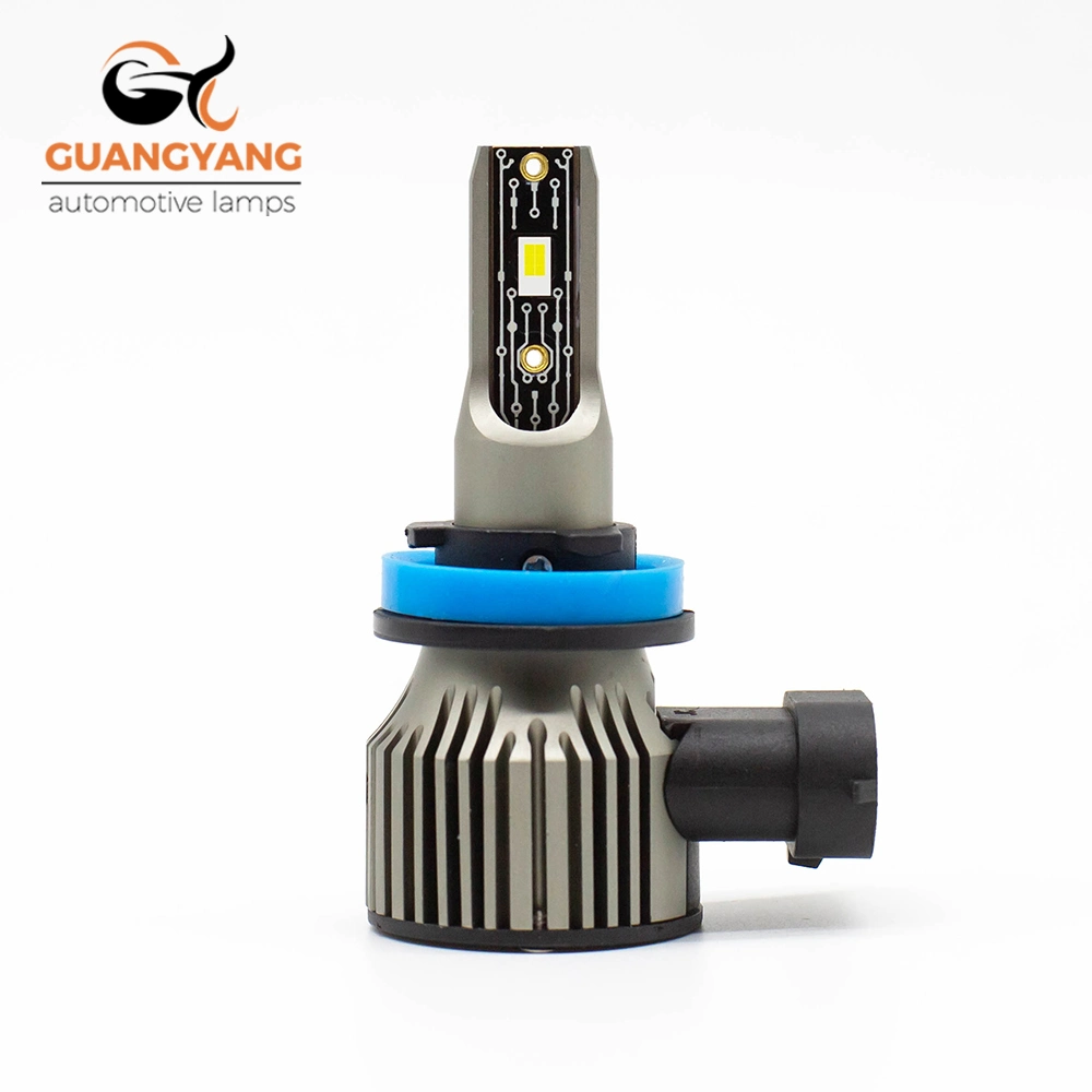 Car LED H11 R10 Csp-5530 Chips 50 Watts 6000lm 6500K with Cooling System