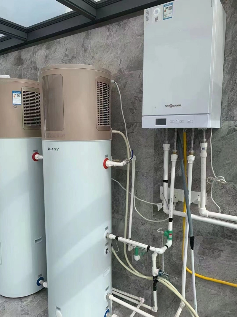 160L de capacidad del sistema de calefacción de aire a agua con depósito de agua caliente
