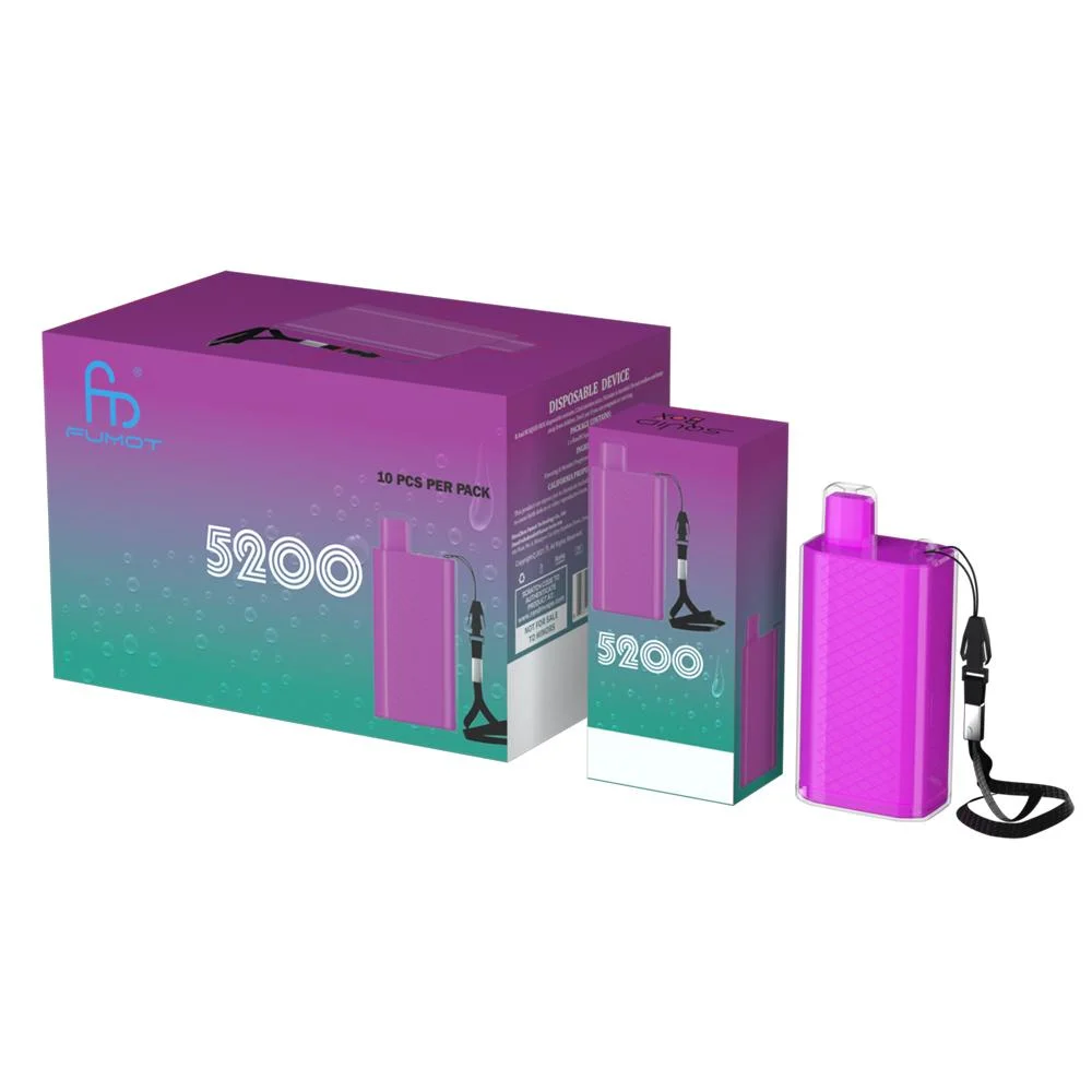 Disposable/Chargeable Vape Cartridge Randm Squid Box E Cigarette Vapor Pen 5200 Puffs Rechargeable Battery Electronique Cigarettes Puff Bar Vapor