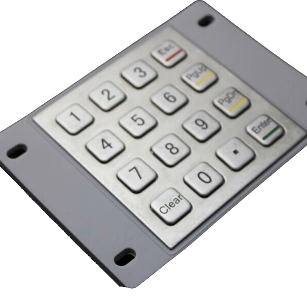 Outdoor Stainless Steel Keypad for Electronic Lockers/Access Control Keypad