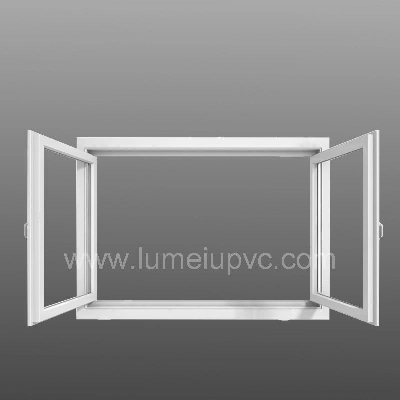 fait sur mesure en plastique coloré de vinyle UPVC Windows Ventanas Termopanel