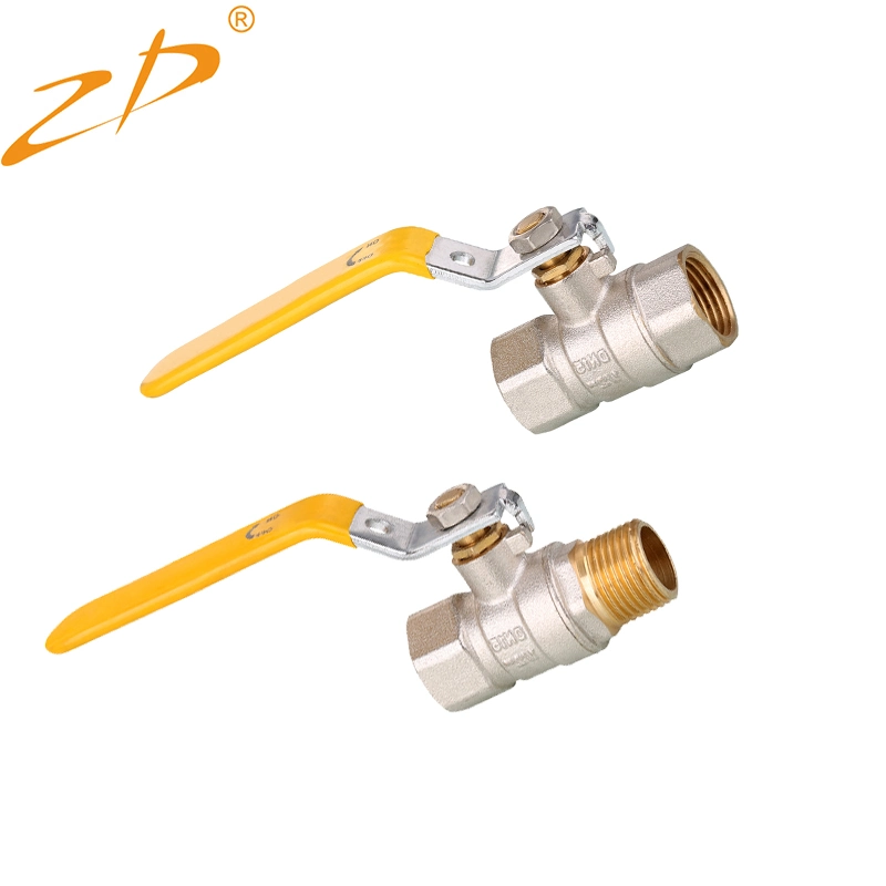 Wholesale/Supplier 1/2 Mini Gas Pipe Fittings Brass Ball Valve Long Handle Ball Valve