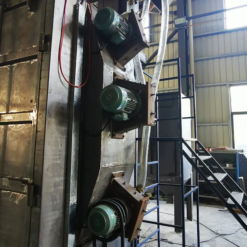 Q37 Single Double Hanger Hook Type Shot Blaster Abrator Shot Blasting Machine