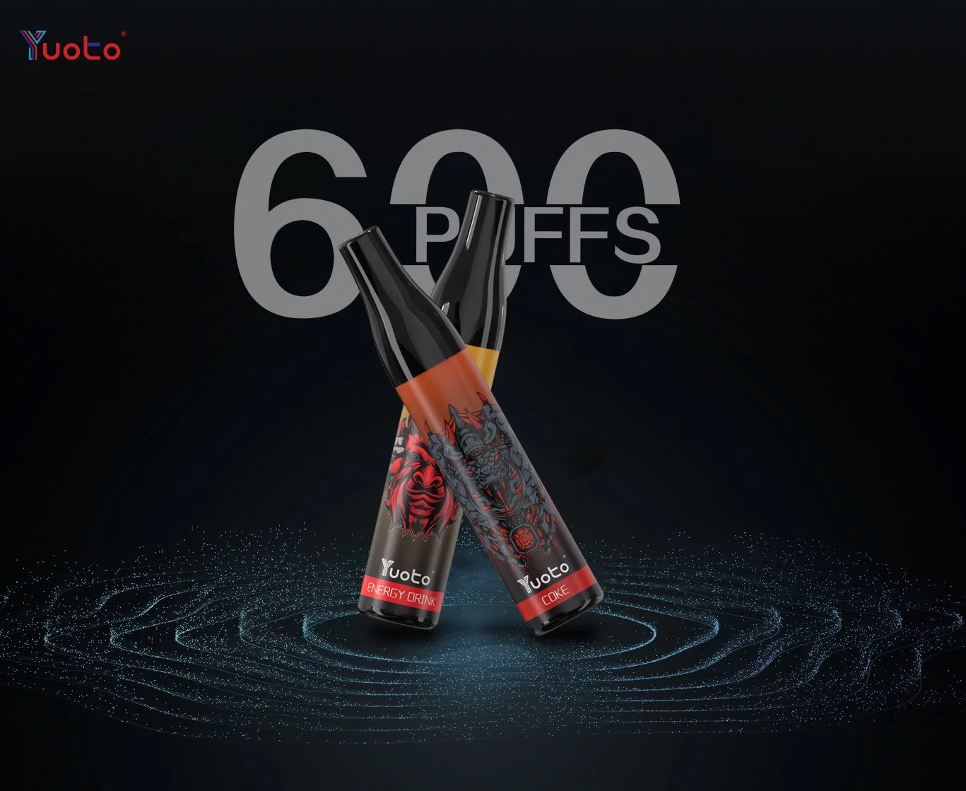 Original E Cigarette Yuoto Bottle 600 Puffs 2.0ml E Liquid 400mAh Battery Mesh Coil Disposable Pen