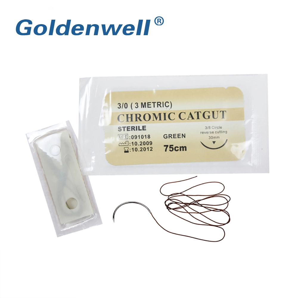 Wholesale/Supplier Disposable Medical Nylon Silk Surgical Absorbable Catgut Suture