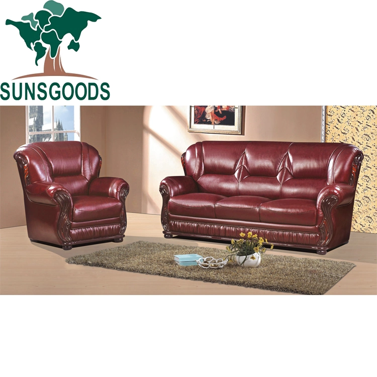 China Manufacturer Chair Sofa Leather for Living Room