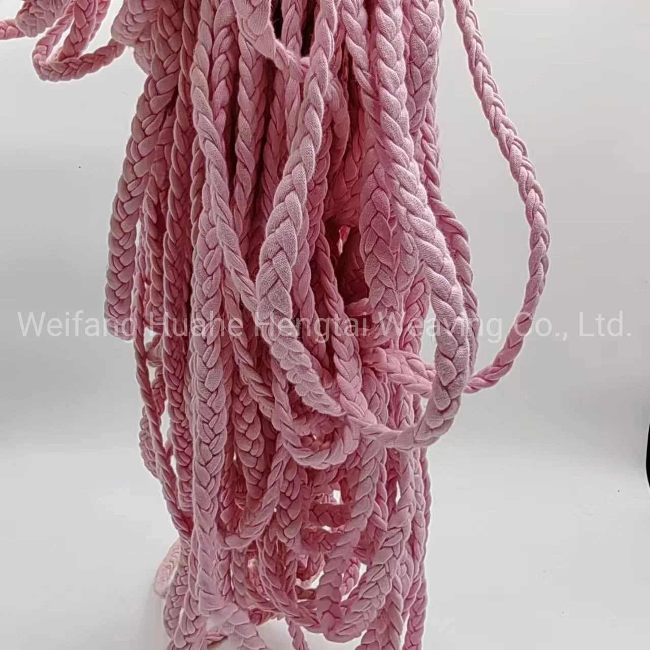 The Best-Selling Pink Three Strand Colored Cotton Rope Shoes and Hat Accessories