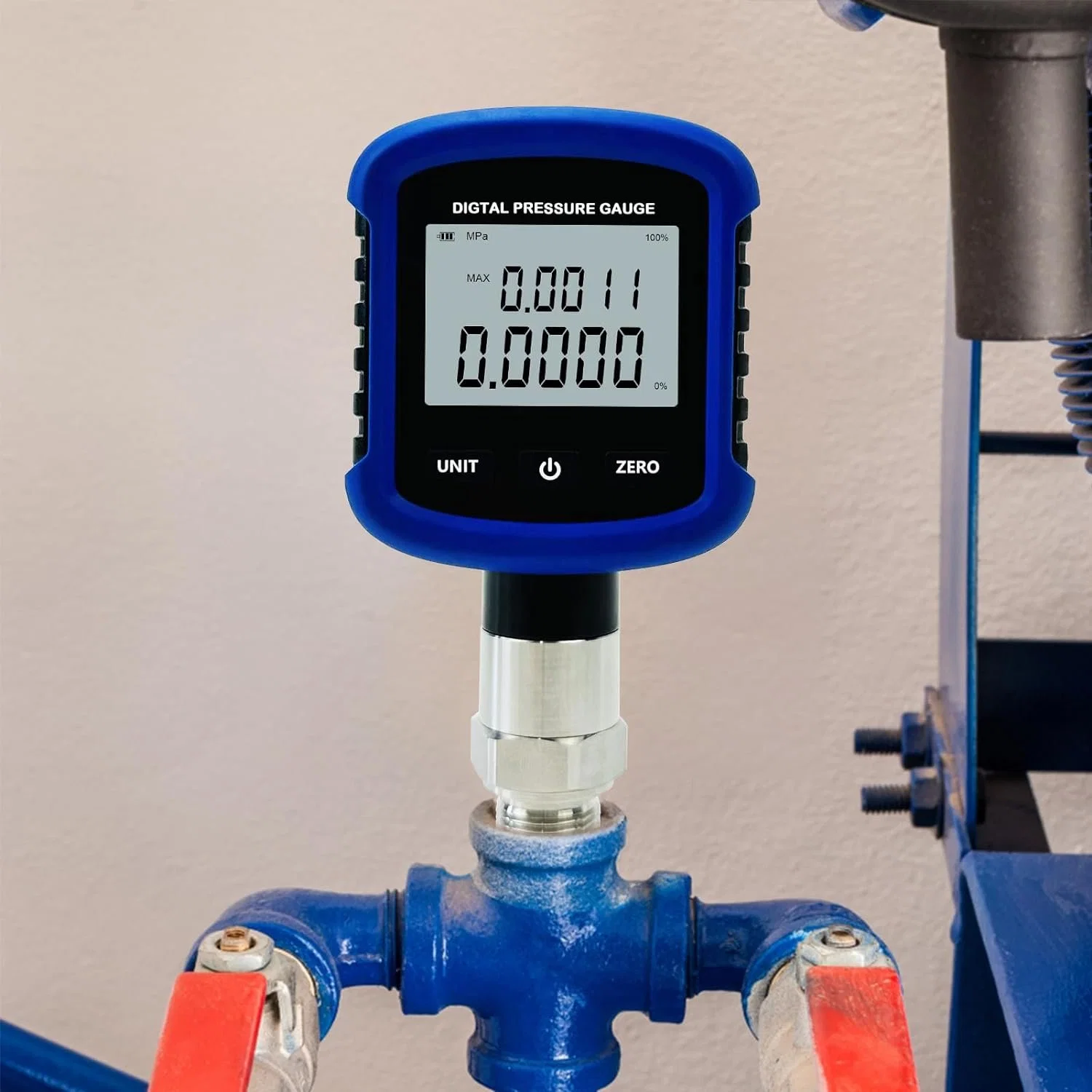 MD-S281 Digital Hydraulic 10000 psi 0,2% FS precisión presión de aire Calibre 1/4 pulgadas NPT rosca con conexión de teléfono celular Bluetooth Y rotación de 330°