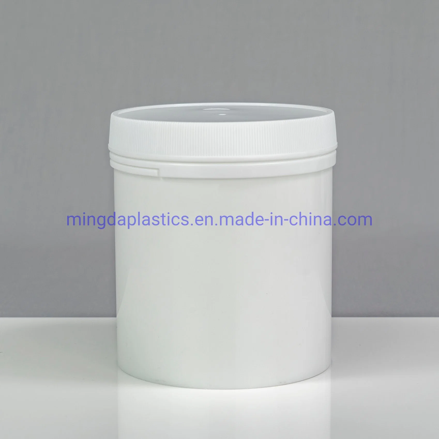 550ml Large Size Tamper Proof Cap Pharma Grade Plastic Packaging Protein Powder Tearing Round Bottle Supplier