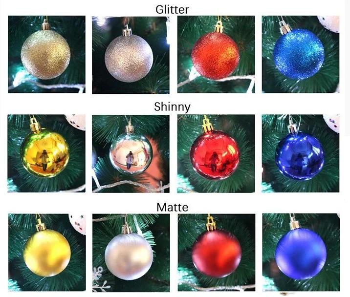 Christmas Decoration Supplies Promotional Gifts Glitter Xmas Baubles Ball Decoration Christmas Felt Ornament