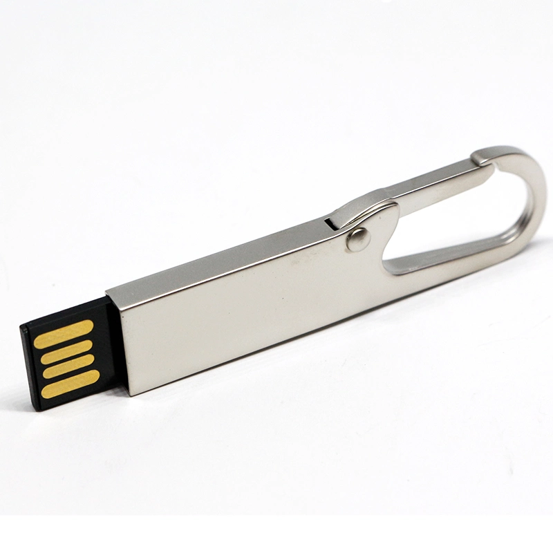 Metalltaste Portable Silber USB-Flash-Laufwerk USB-Festplatte USB Laufwerk Flash Laufwerke USB Stick USB Disk mit Laser Logo