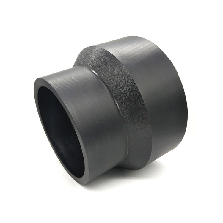 Butt Fusion Stub End Black PE Flange Adaptor Plastic Tubes HDPE Pipe Fitting