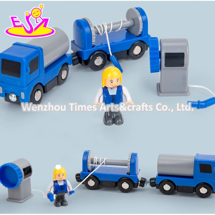 High quality/High cost performance Cartoon Slot Car Plastic Construction Truck Toy for Kids W04A542