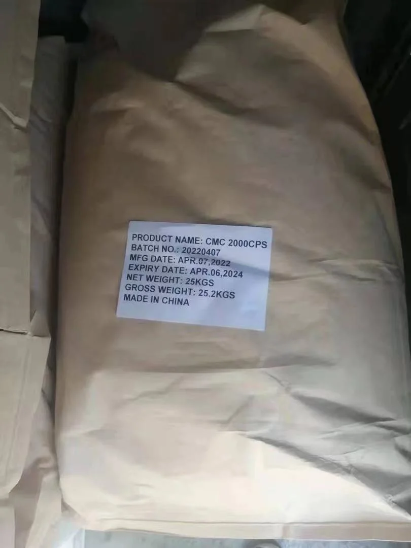 Polvo de grado alimentario carboxilo metil celulosa CAS 9004-32-4 CMC Química