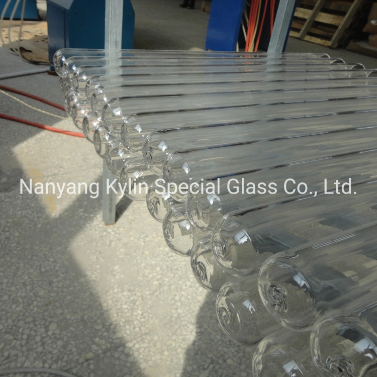 Transparent Fused Silica Glass Tube Quartz Sleeve One End Closed Glass Tube